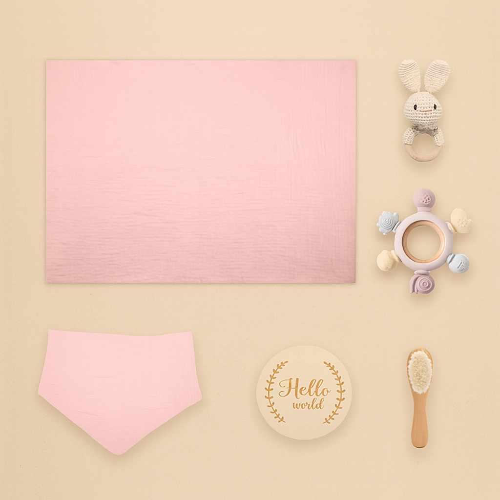 7-teiliges Baby-Geschenkset – Für einen liebevollen Start