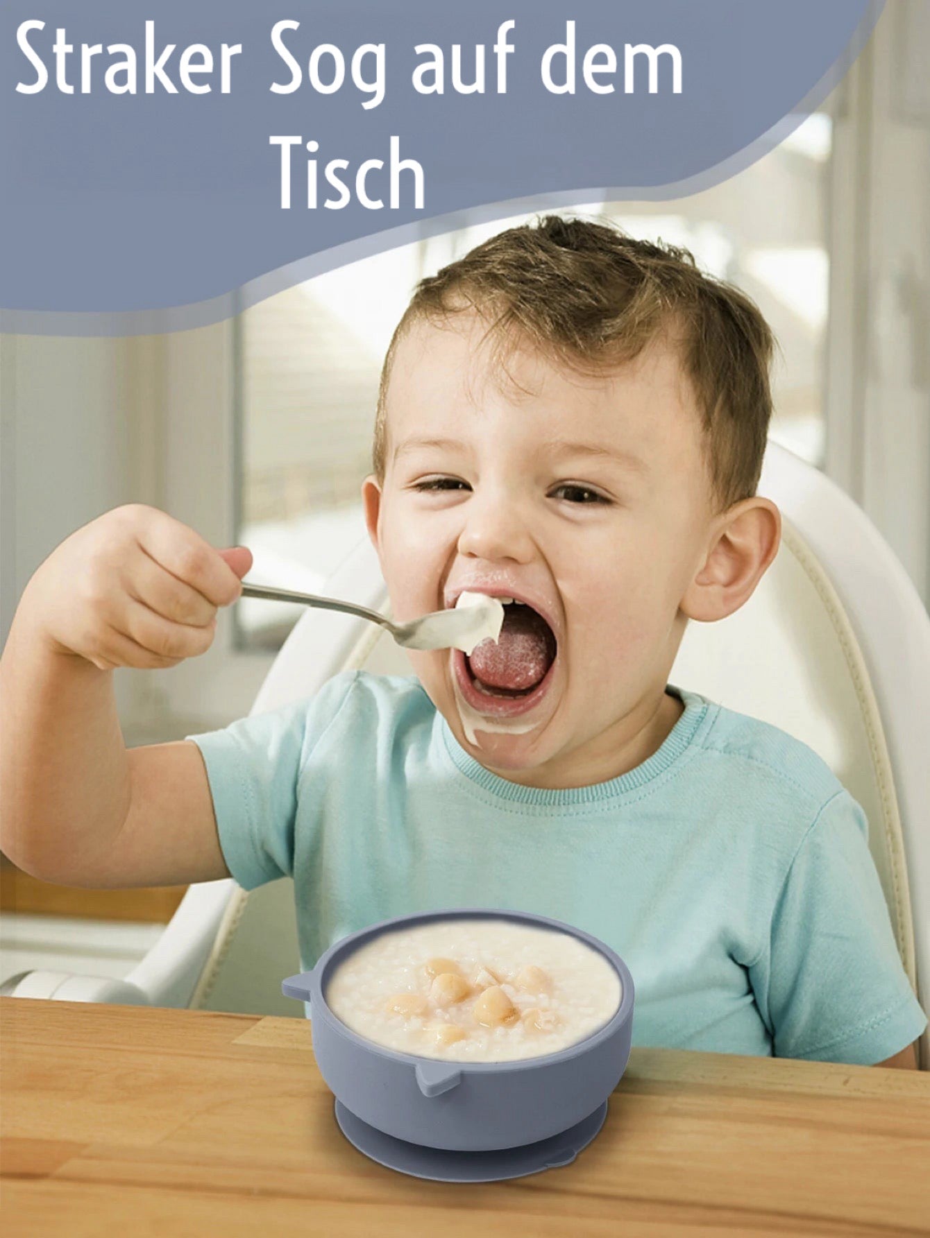 Silikon-Katzenteller für Babys und Kleinkinder  – rutschfest & BPA-frei