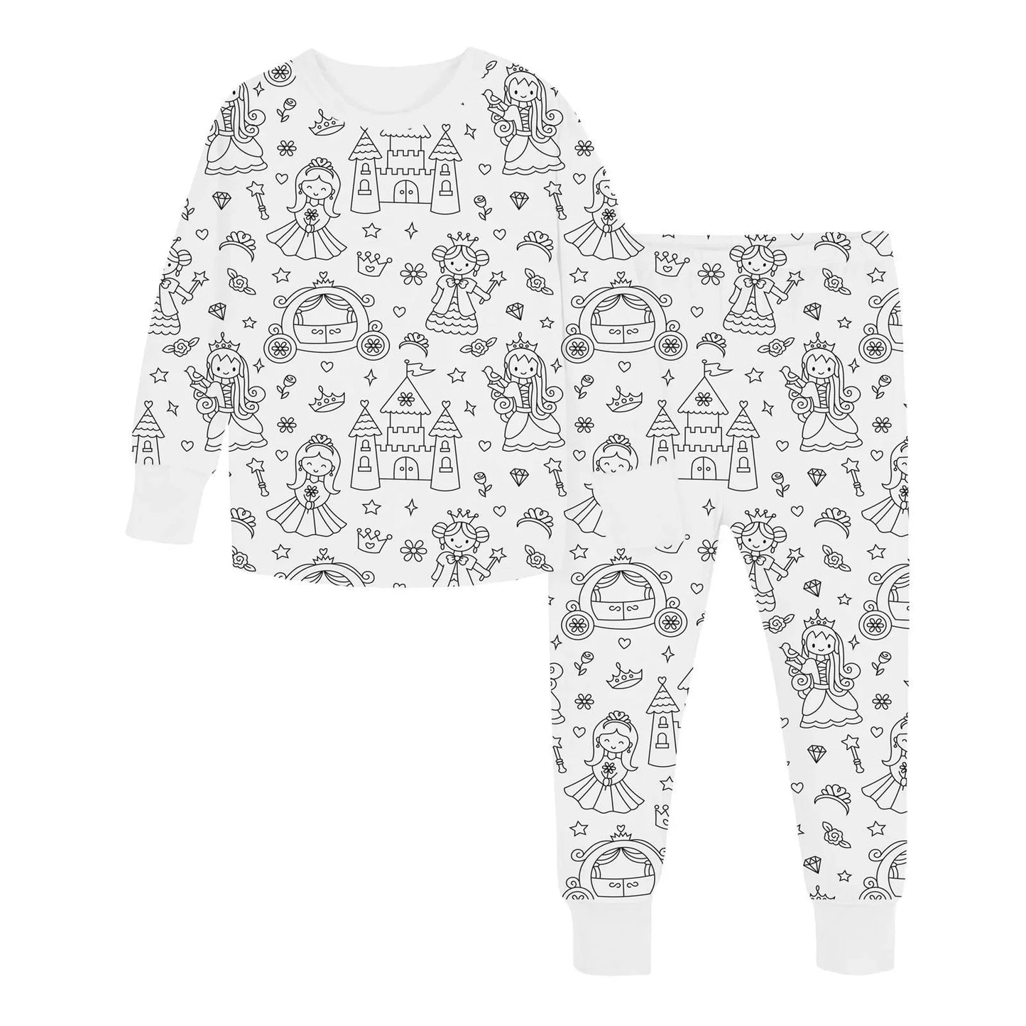 Kreative-Pyjama zum Selbstgestalten + Gratis Stifte